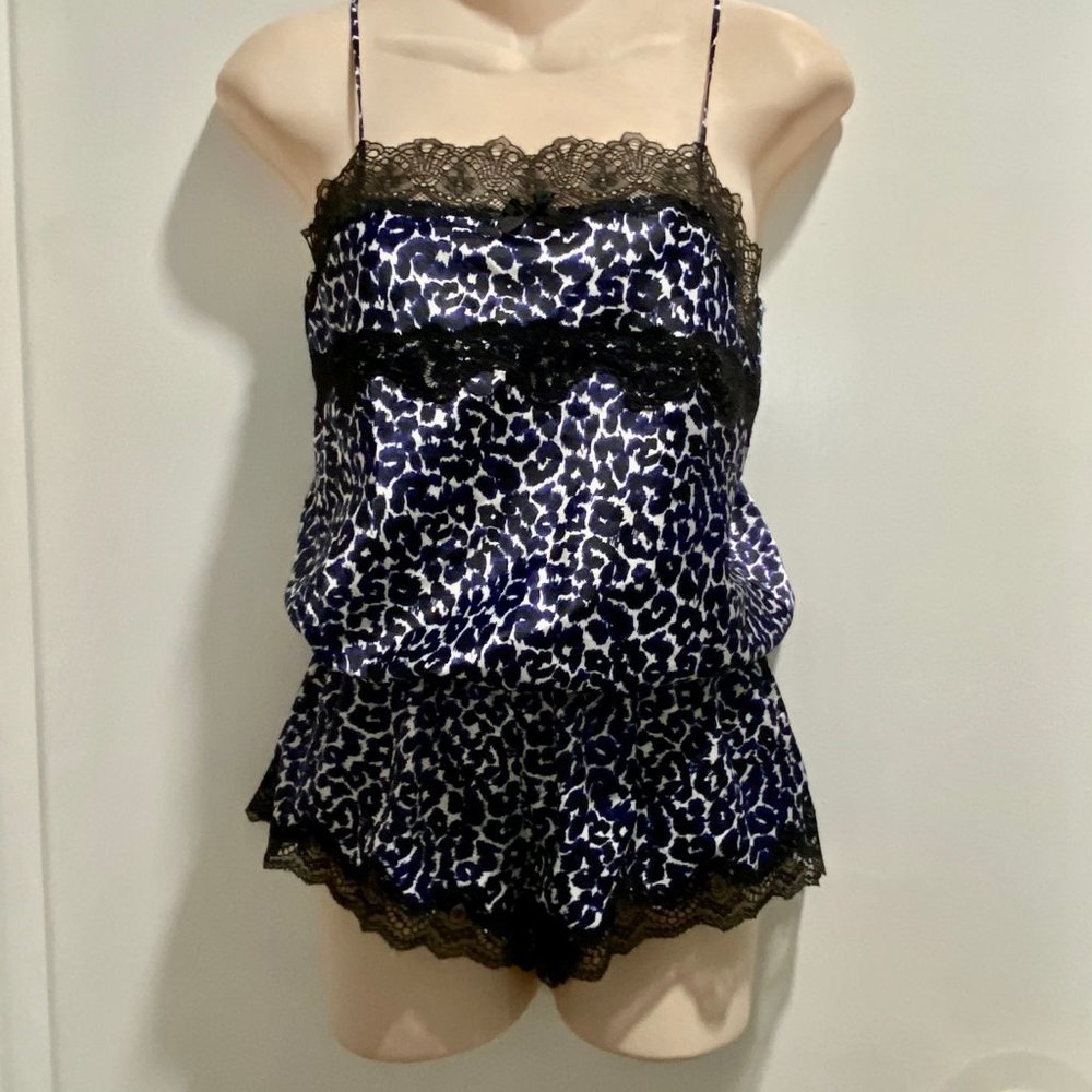 Victoria's Secret Leopard Print Lace Sexy Adjustable Straps Bodysuit S